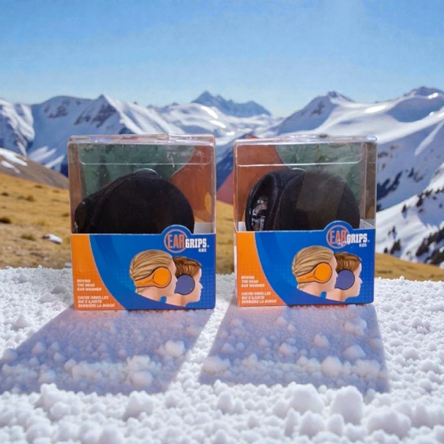 2 Pack Ear Grips Kids Black By 180s Winter Snow Ear Muffs Kids