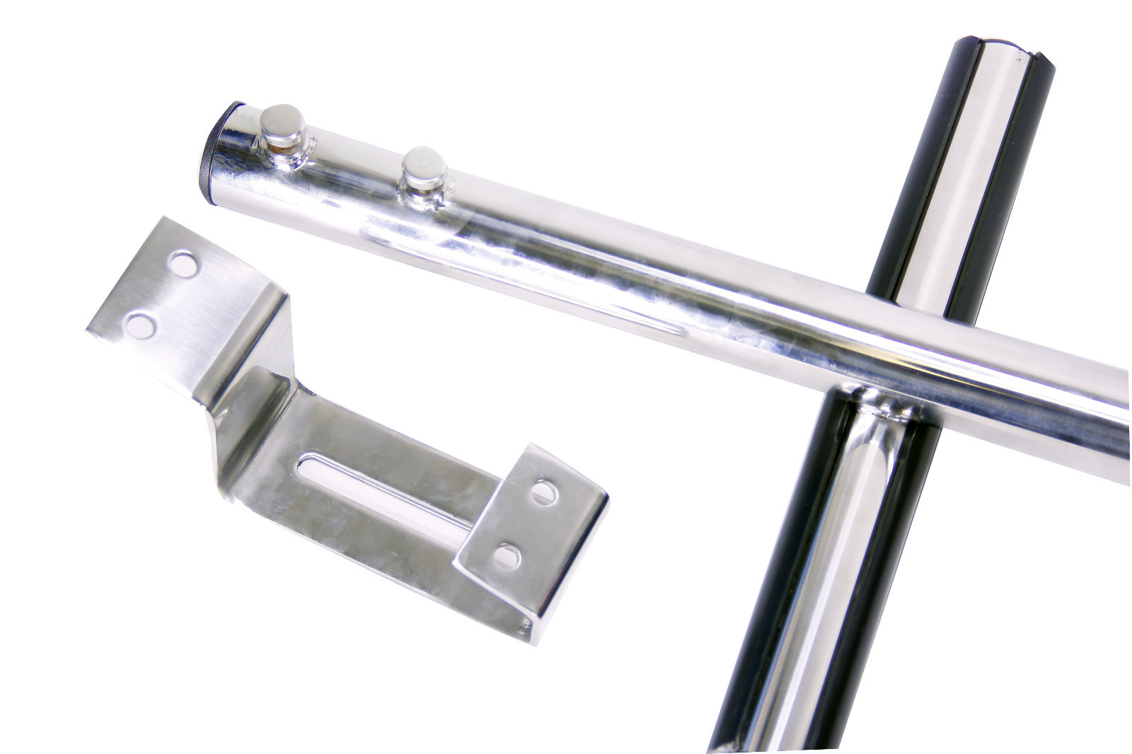 Pactrade Marine Boat 3 Steps Dive Ladder Stainless Steel w/ Non-slip Thread