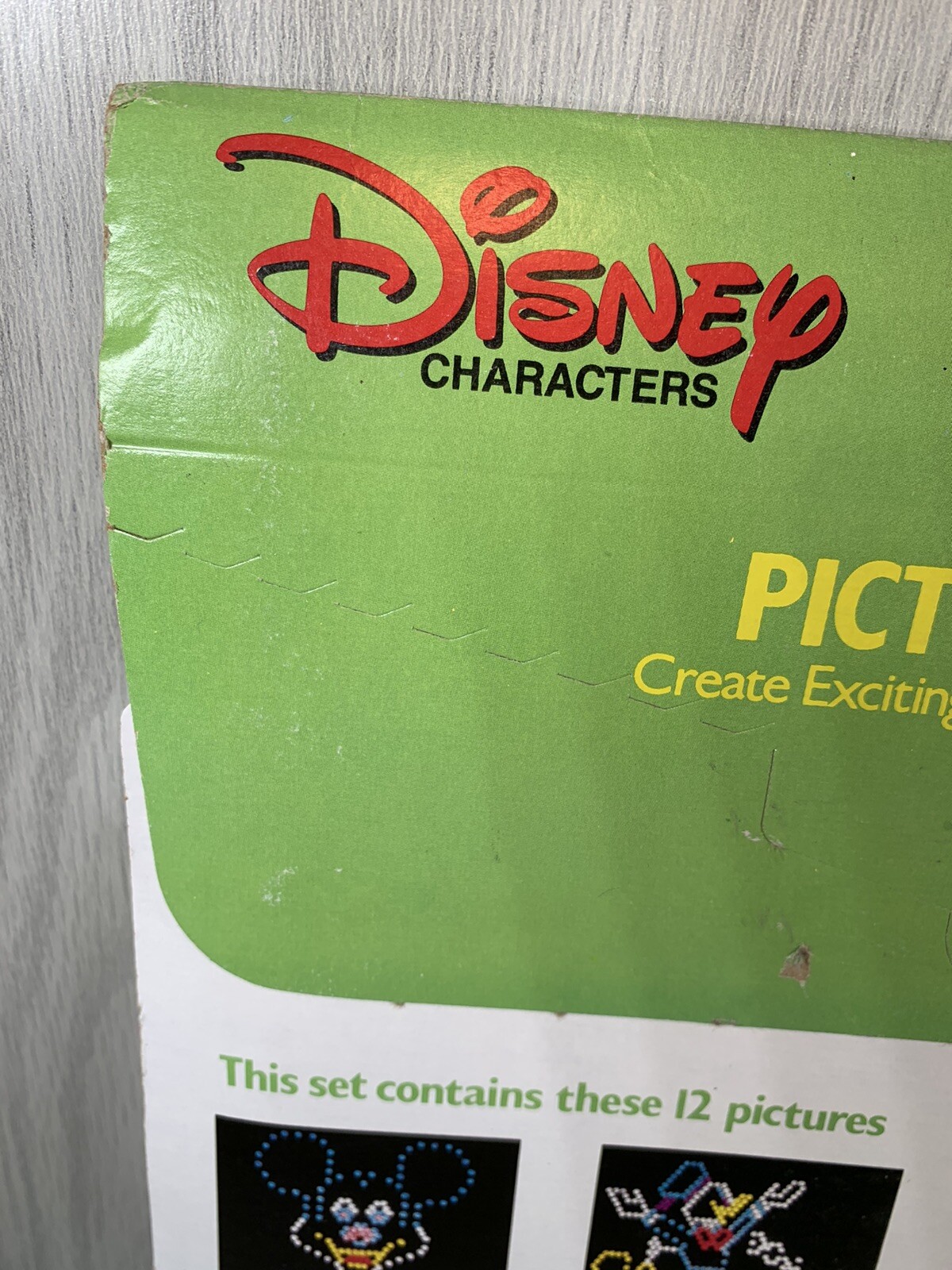 Vtg. Lite Brite DISNEY CHARACTERS Refill SEALED Mickey Donald Bambi Snow White