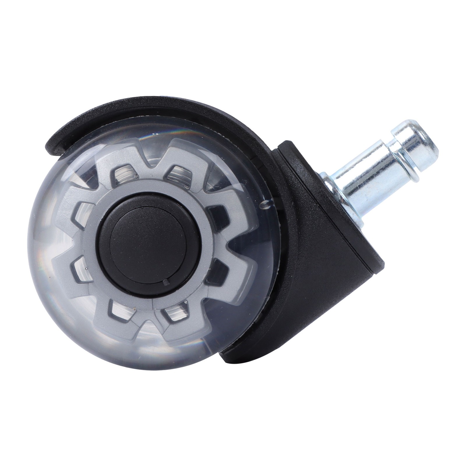 5 Pack Office Chair Wheels Replacement Rubber Chair Casters 360° Swivel 2 Inch