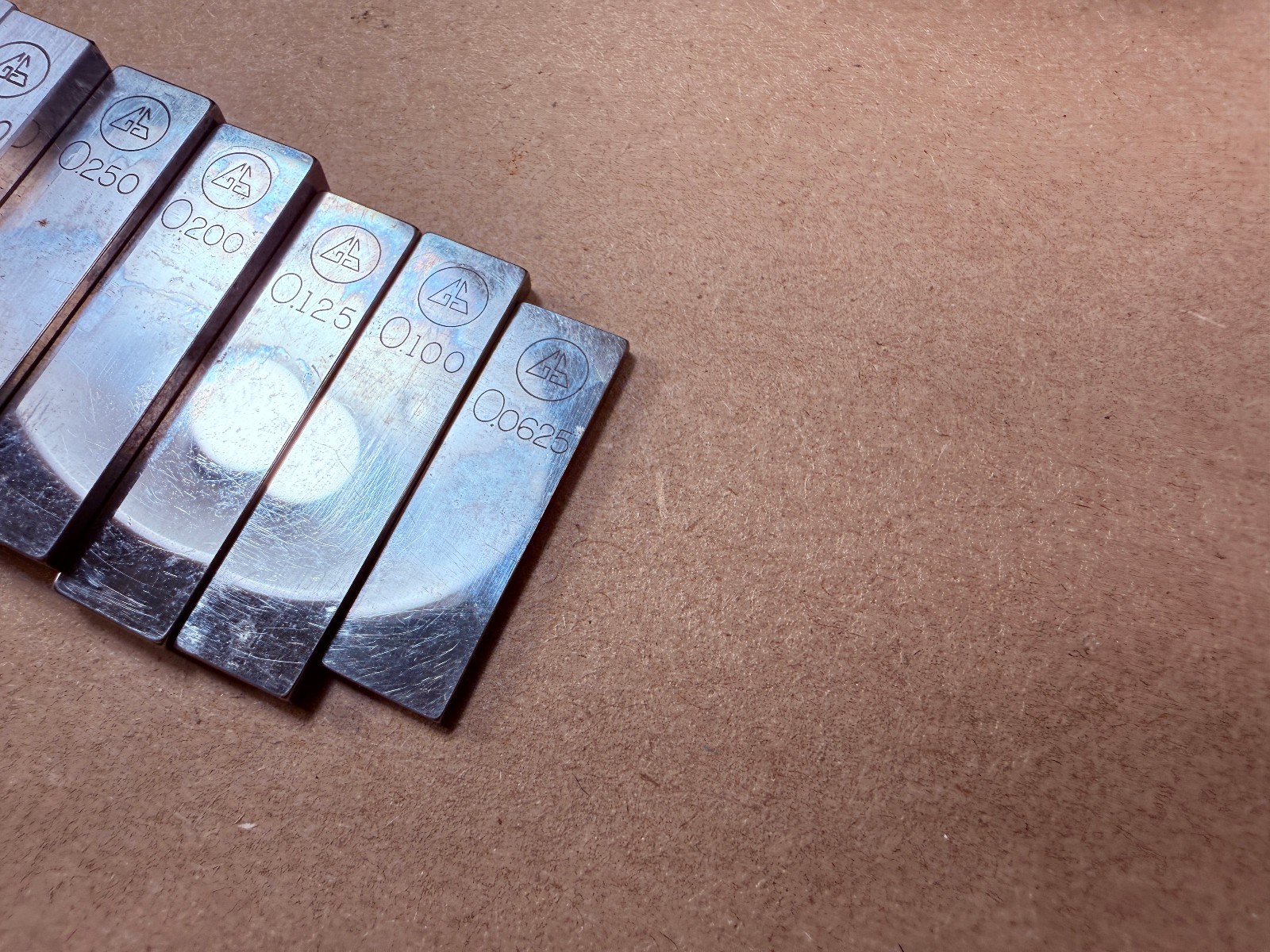 Vintage - ULTRA CHEX Gage Block Set Geo SCHERR .0625" - 2" in Case