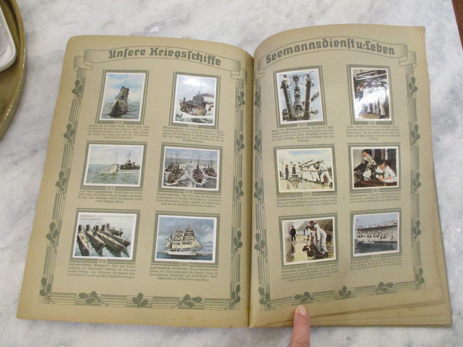 DIE DEUTLCHE WEHRMACHT - CIGARETTE CARDS PHOTO ALBUM - 1936 GERMAN - COMPLETE