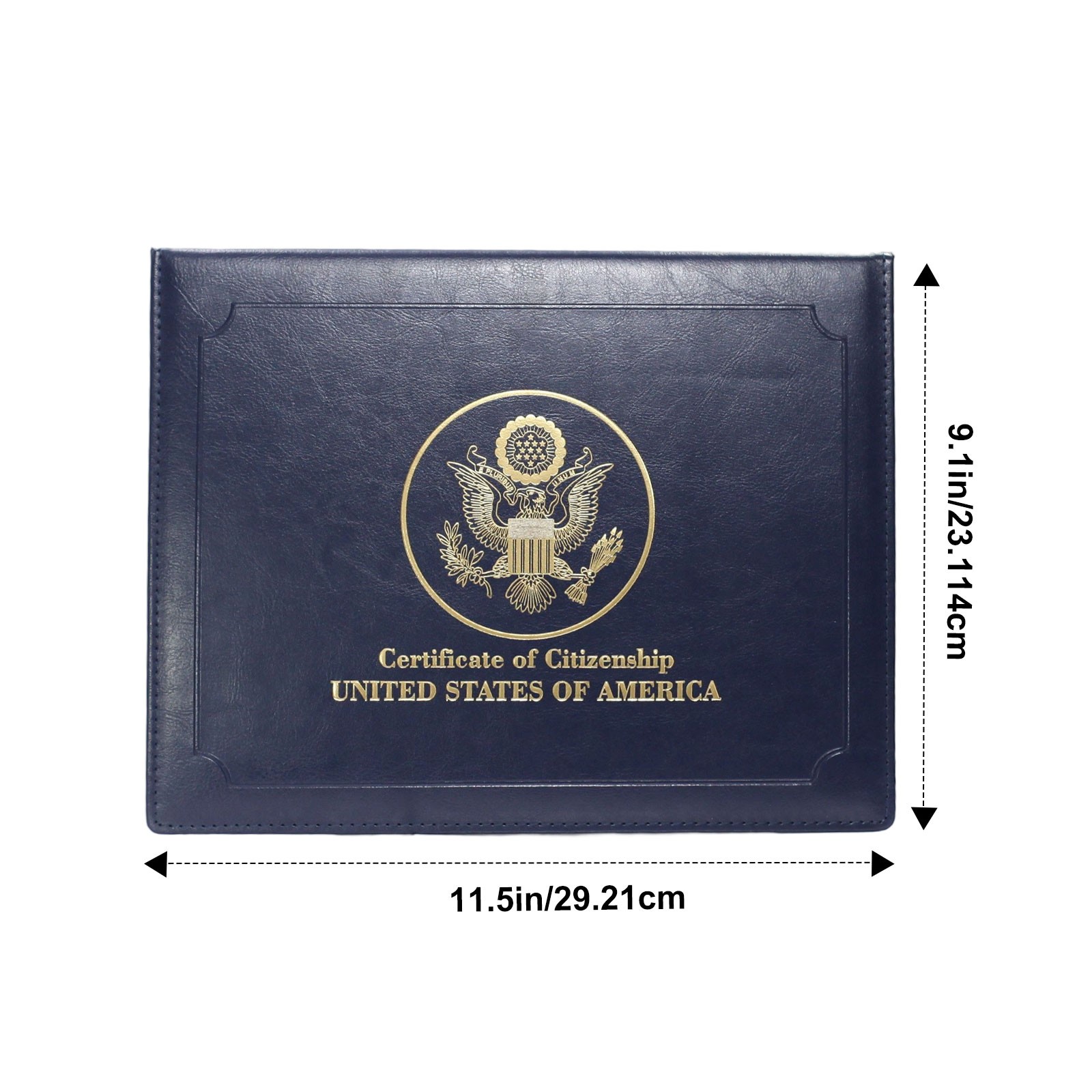 US Citizenship Certificate Holder - US Citizenship Gifts - PU Naturalization new