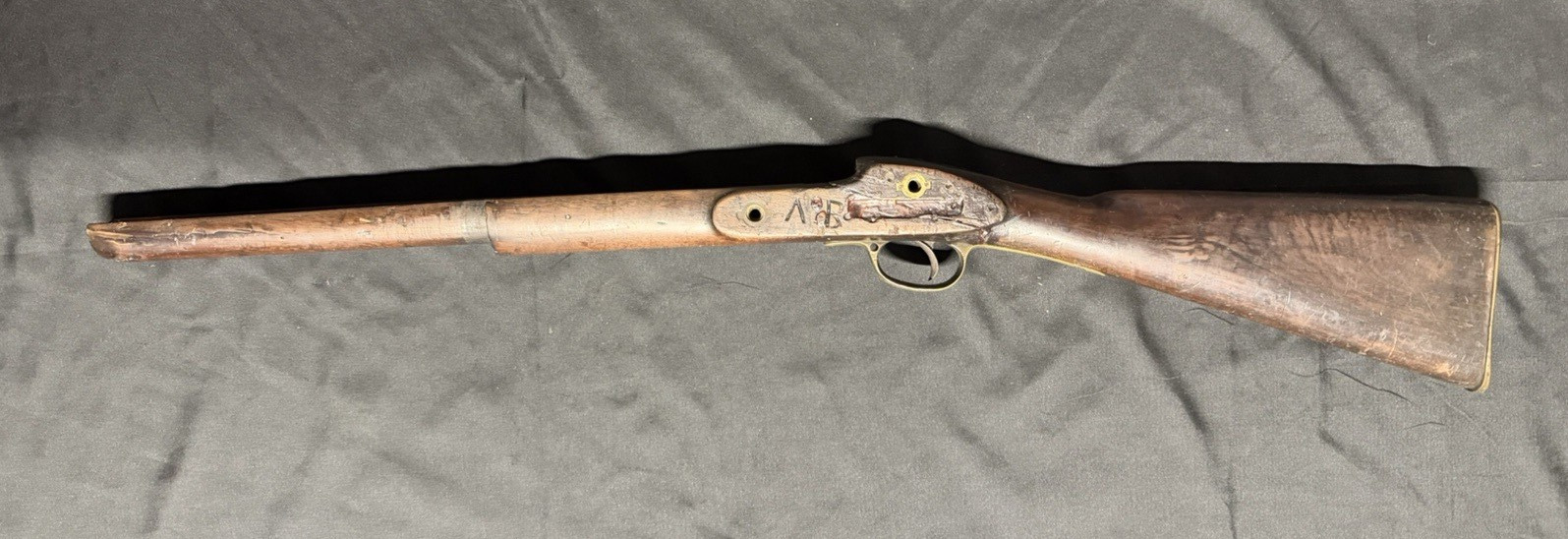 Civil War Era British P-1853 Enfield Damaged Sporterized Stock!