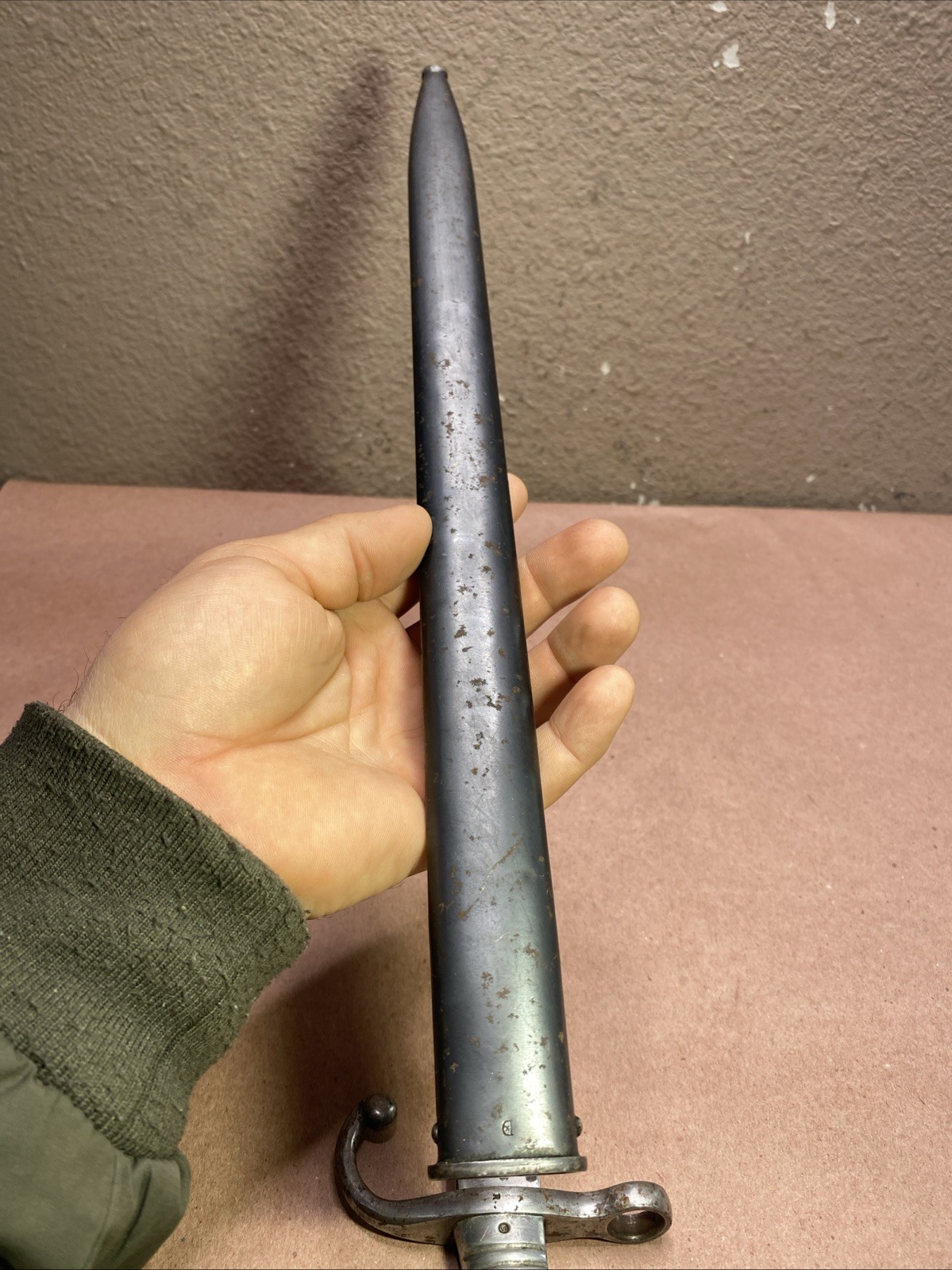 Weyersberg KirschBaum & Co Solingen Modelo Argentino 1891 Bayonet w/Scabbard