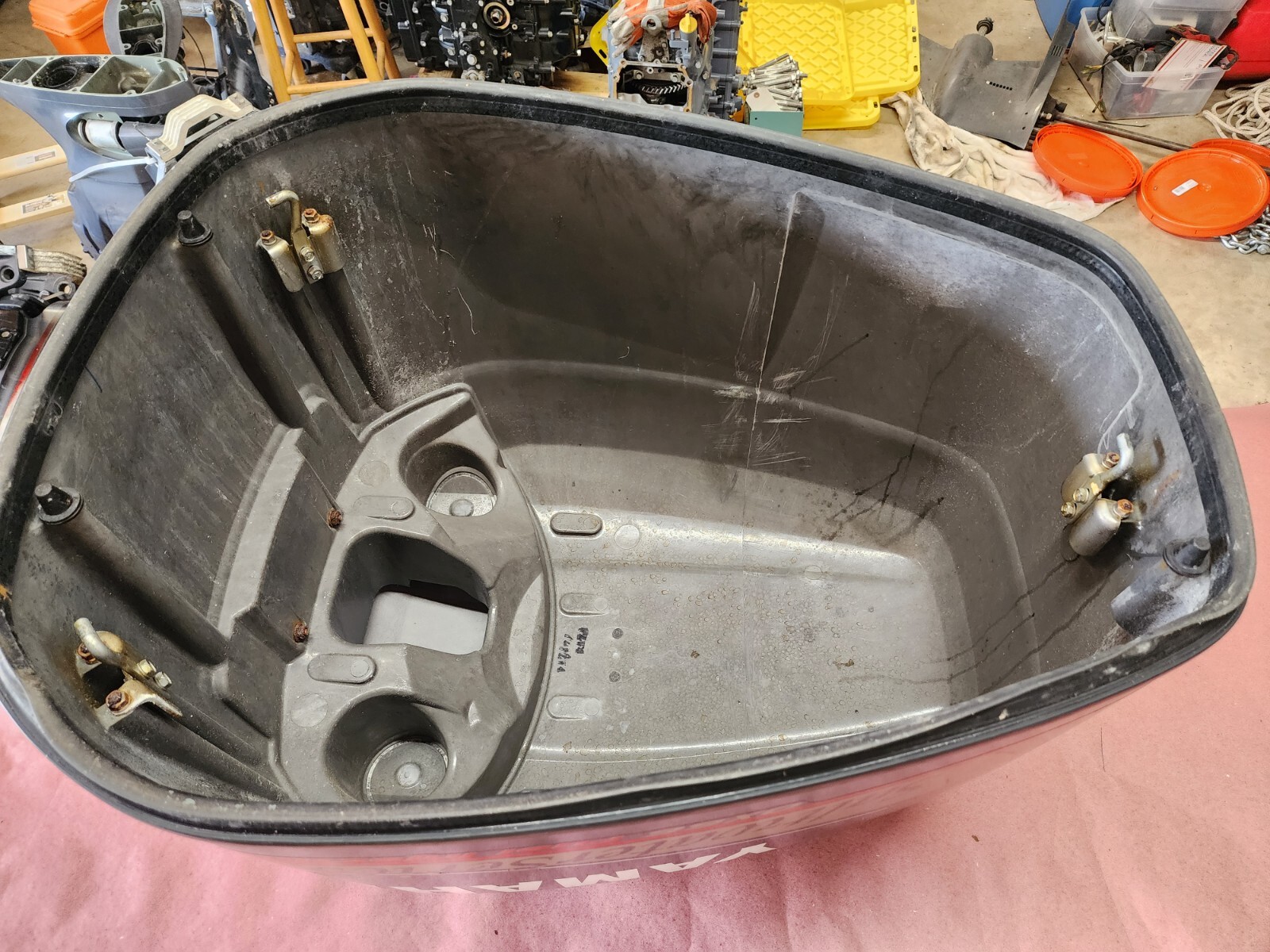 YAMAHA TOP COWLING ASSY, 67H-42610-00-4D, 2002 200HP OX66 2.6L, 83EP-46