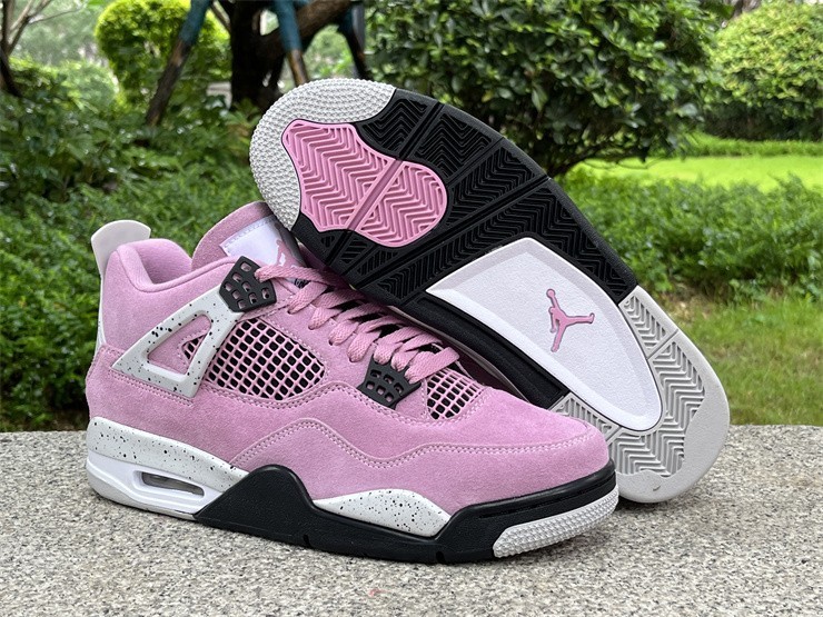 US Size 7-12 Jordan 4 Retro "Orchid" Men/Women Mid Top Basketball Shoes