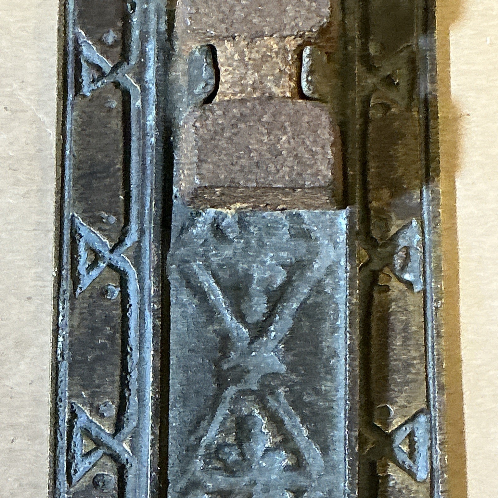 Antique Brass Letter Slot As Is INV-JDH12