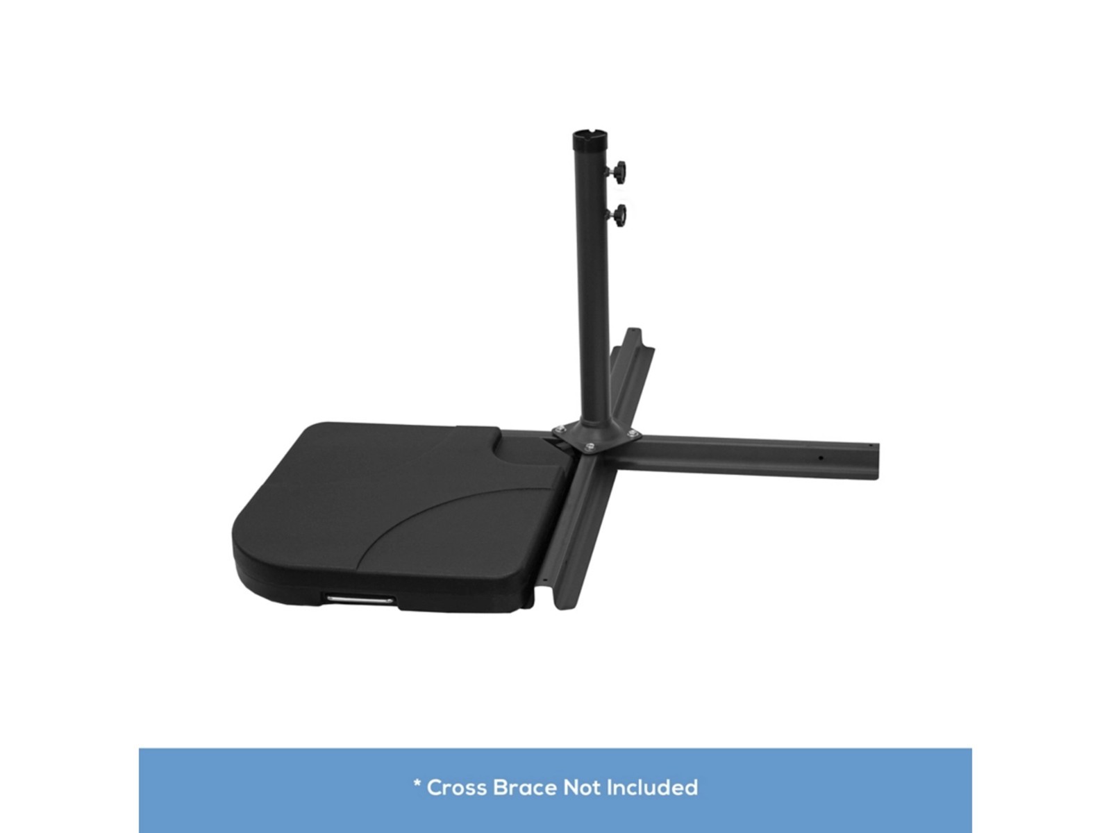 Westin Outdoor 4-Piece Umbrella Weights Heavy Duty Base Plates Water Sand Fill