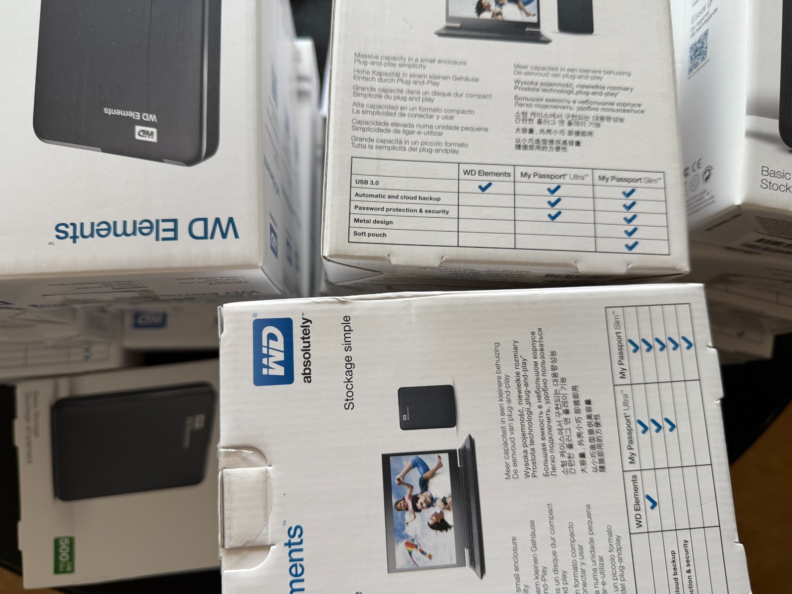 Brand New WD 500GB Elements Portable External Hard Drive - USB 3.0