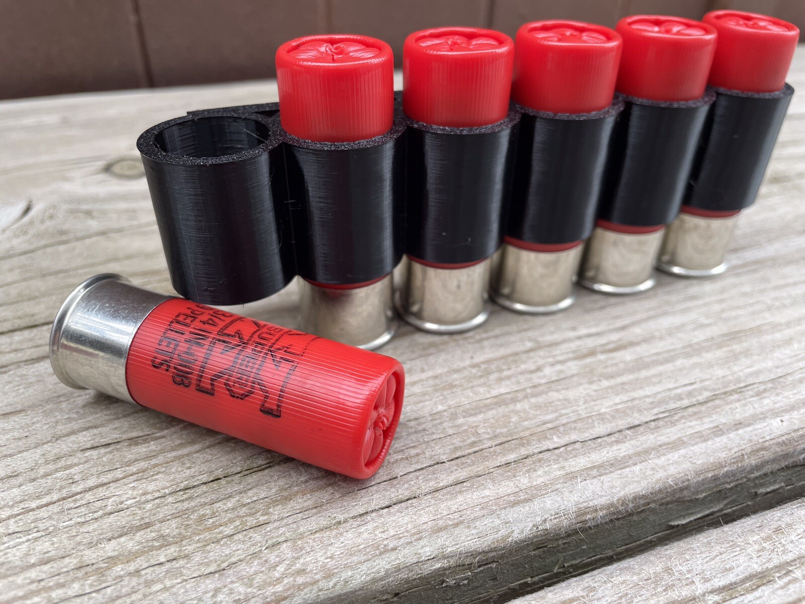 Flexible Shotgun Side Saddle 12 ga Shell Holder Fits Mossberg 590 500 NEW DESIGN