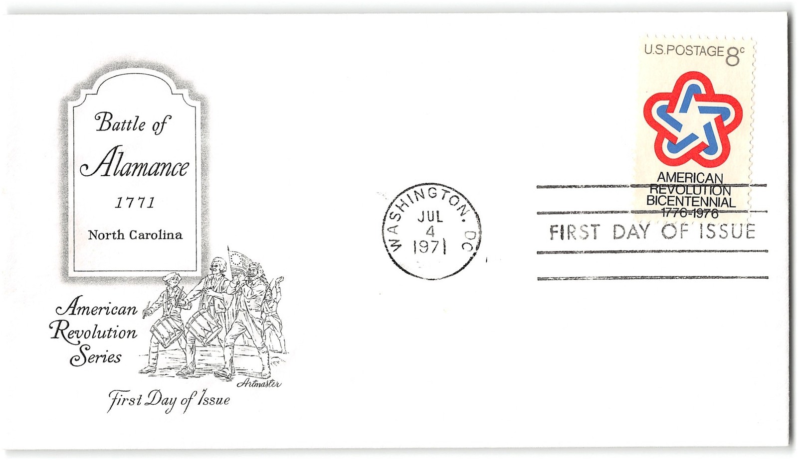 US #1432 FDC, 1971, Artmaster