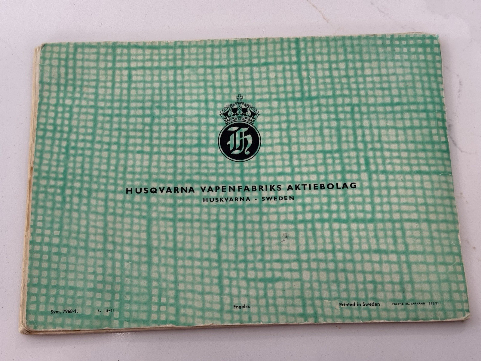 Original Viking Husqvarna 21E Sewing Machine Instructions, VGC