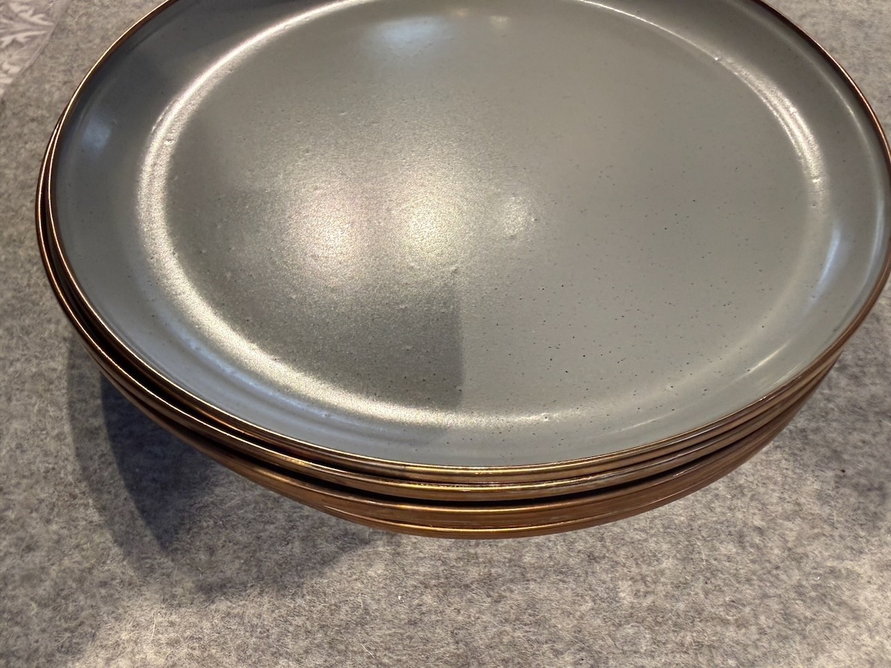 Barebones Enamelware Deep Plate - Set of Six - Outdoor / Camping Tableware