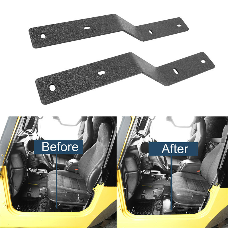 High Quality Steel Driver Side Bracket Seat Adapter for 97-06 Jeep Wrangler TJ