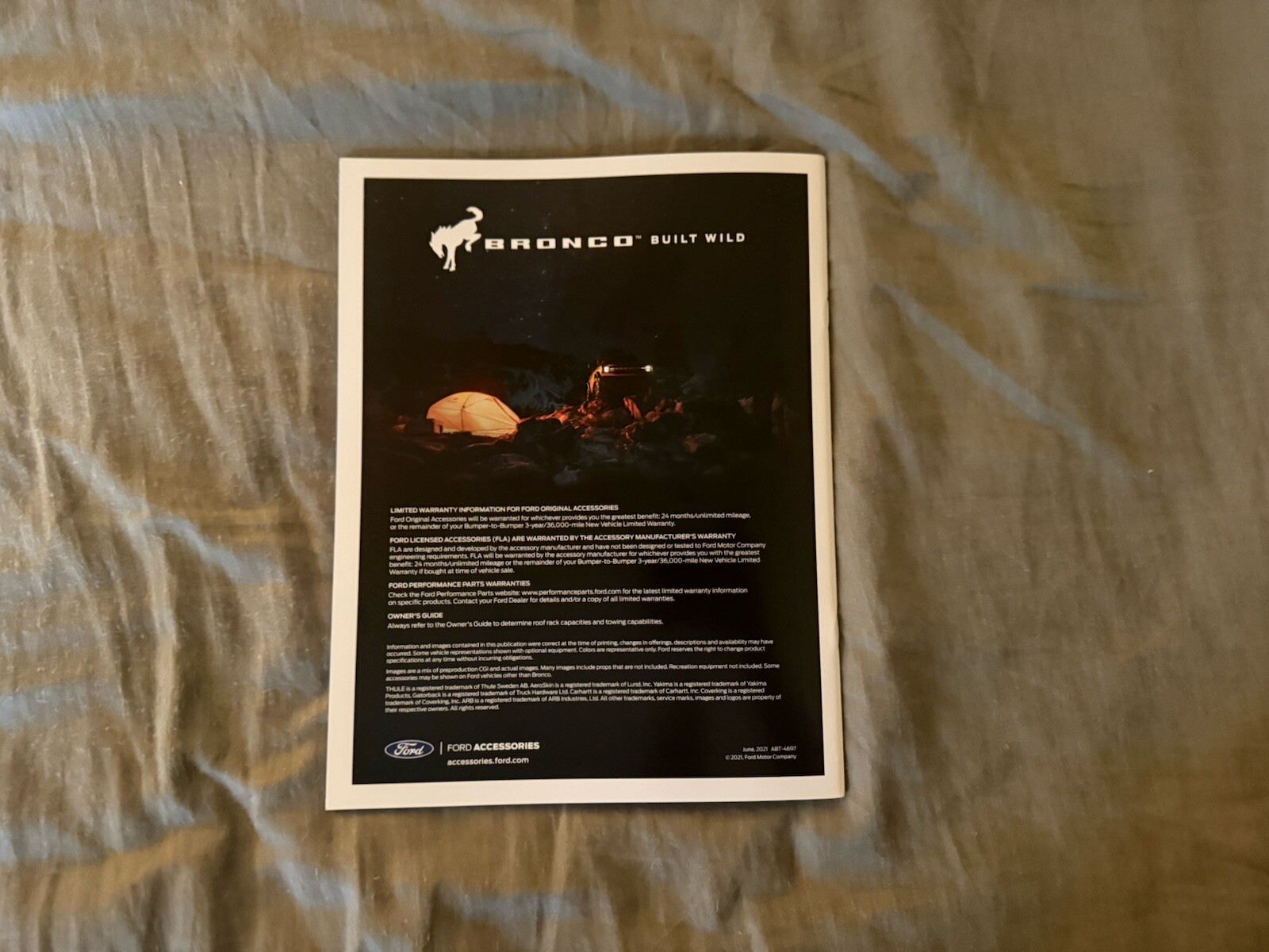 Ford Bronco Sales Materials Including Brochures