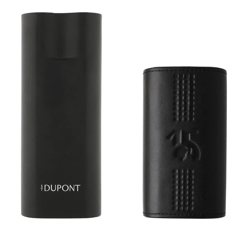 S.T. Dupont Behike Full Black Cigar Case For 2 Cigars 183203 New In Box