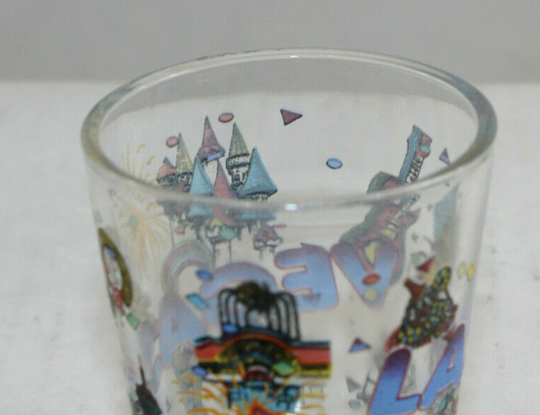Las Vegas Casinos Souvenir Shot Glass Various Casinos Luxor MGM 4 Horseshoes