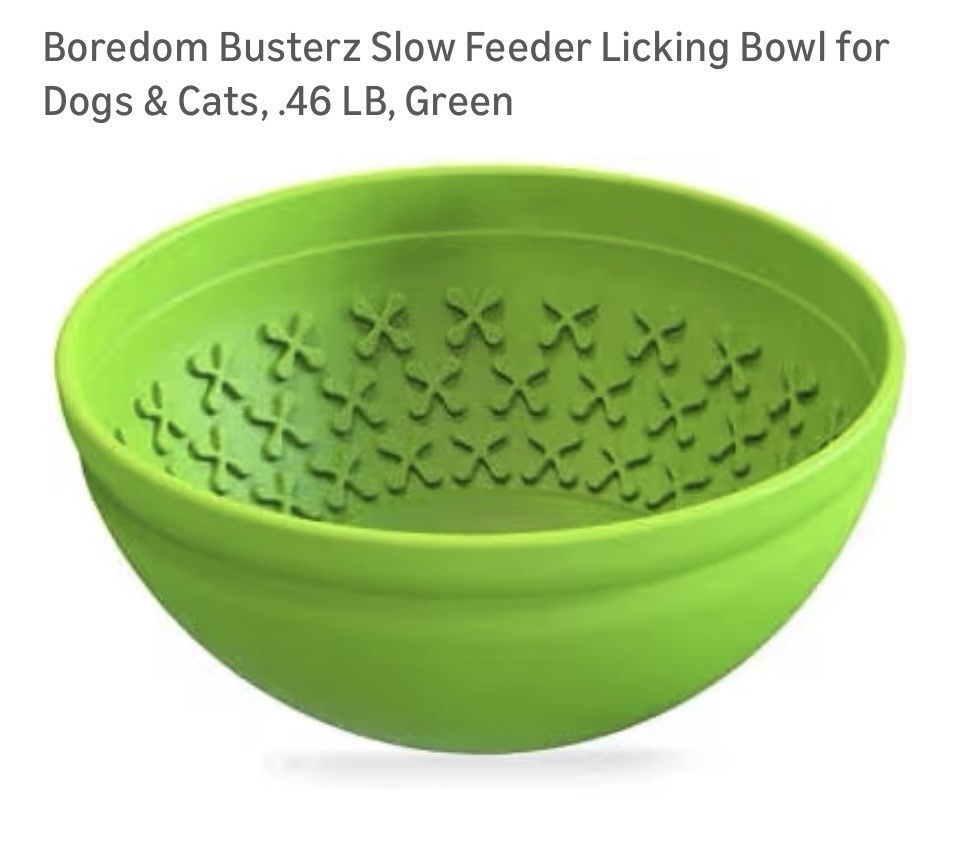 Pet Zone Boredom Busters Bowl||Freezer Safe|6.5"W x 2.75"D||BPA & Phthalate Free