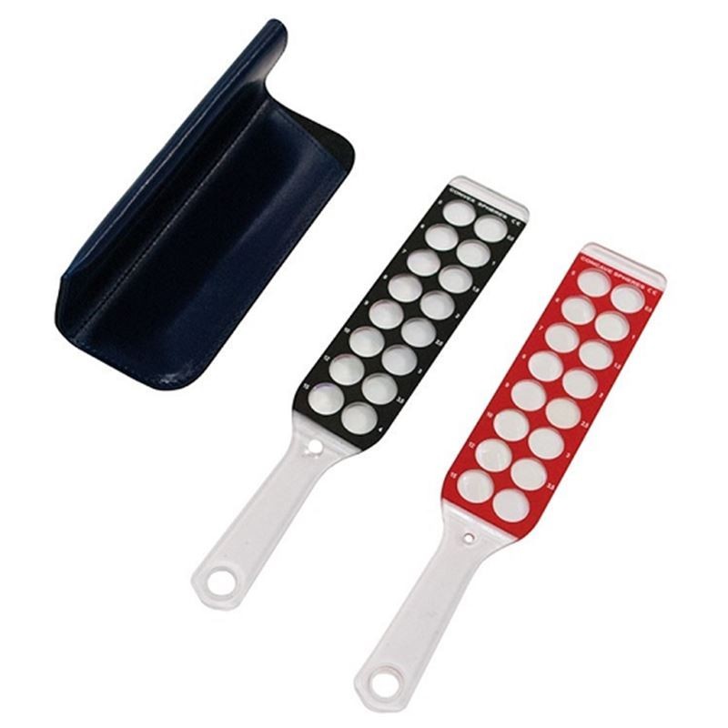 2 Piece Optical Retinoscopy Rack Lens Set 32 Lenses Framing Lens /w Pocket