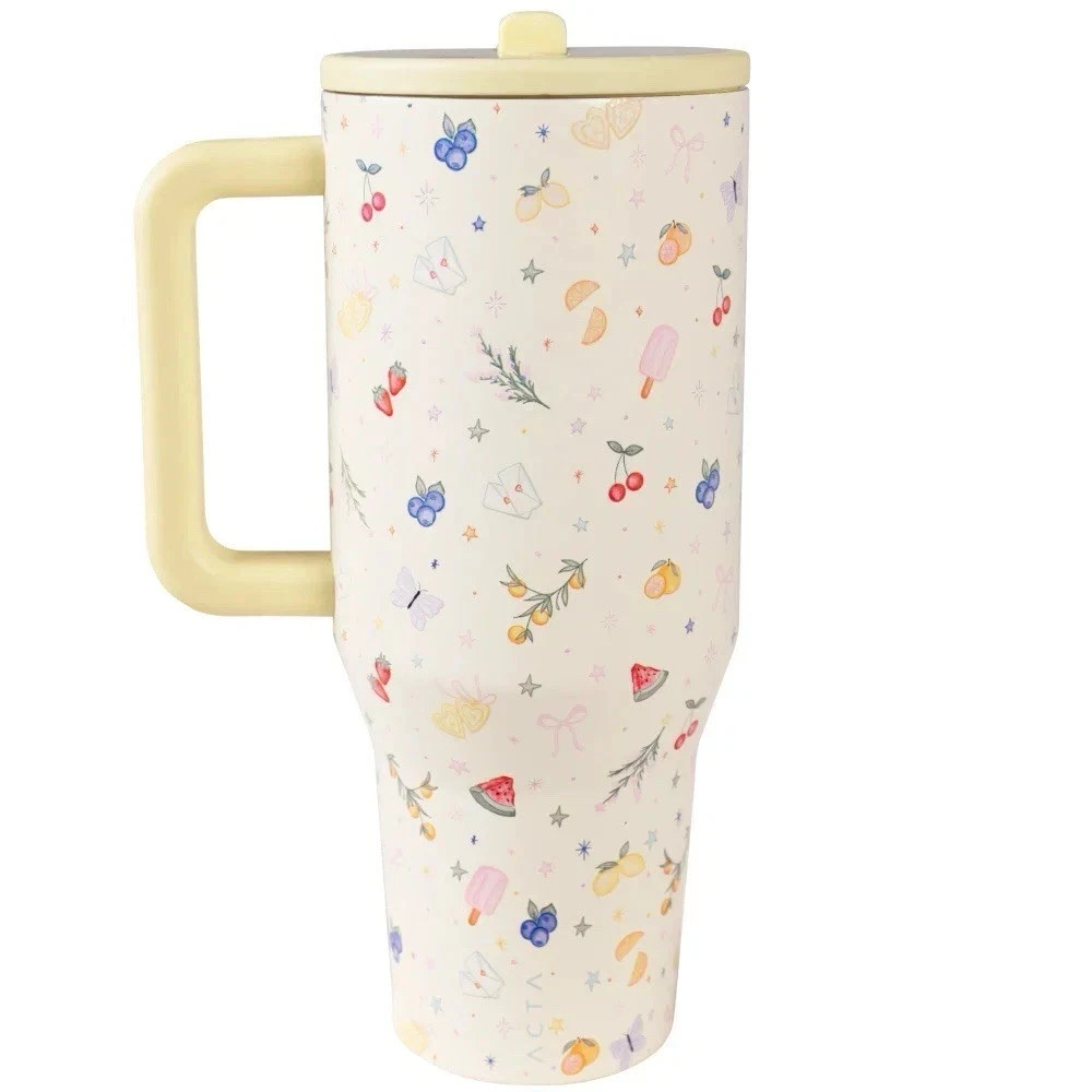 Berries & Cream HydroJug Acta x Tori Halford  HydroJug 40 oz Traveler Tumbler