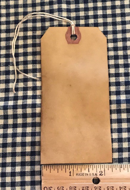 Special Price- 300 LARGE Coffee Stained Primitive Hang Tags Lot