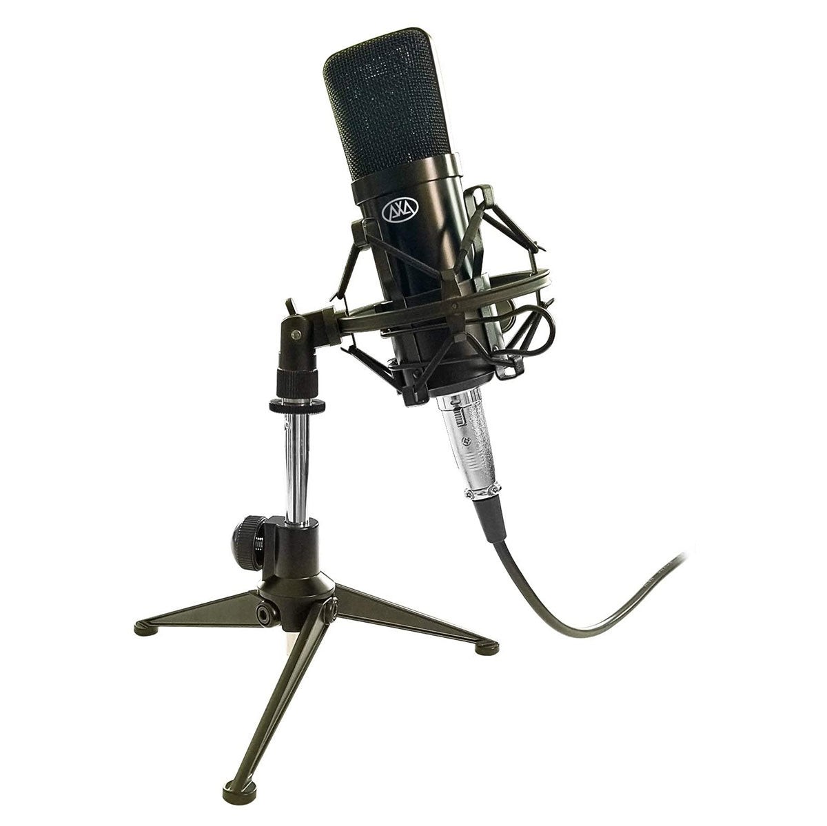 AxcessAbles Cardioid XLR Condenser Microphone - Recording and Podcast