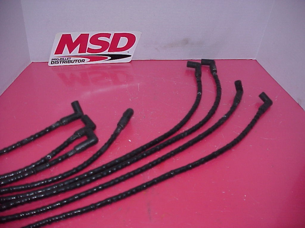 Vintage MSD Pro Billet SB & BB Chevy V8 Distributor with Smiley's Wires