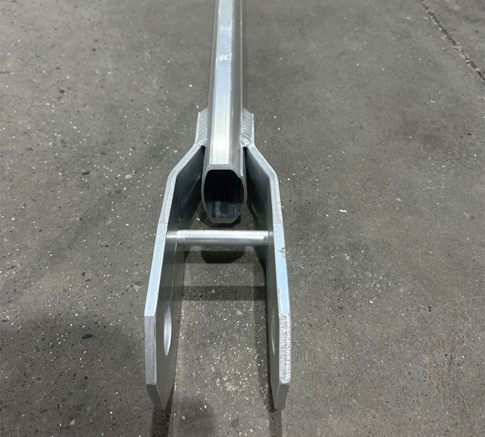 2-Pack 4-Spring Aluminum Lower Arm for Dump Truck Tarp Systems