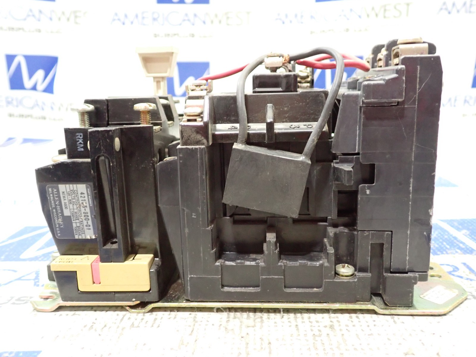 Allen Bradley 509-A0D 509-AOD Size 0 18 Amp Starter 120 Volt Coil Tested ST396