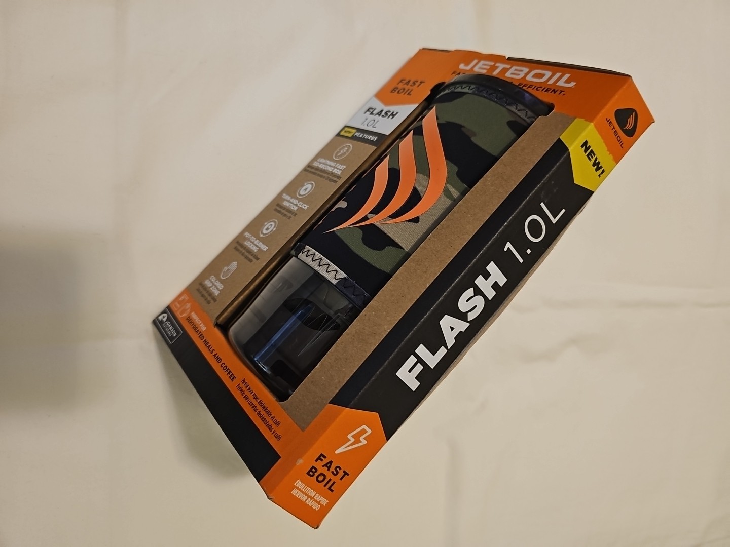 New Jetboil Flash Stove Dark Camo, One Size FLDC3
