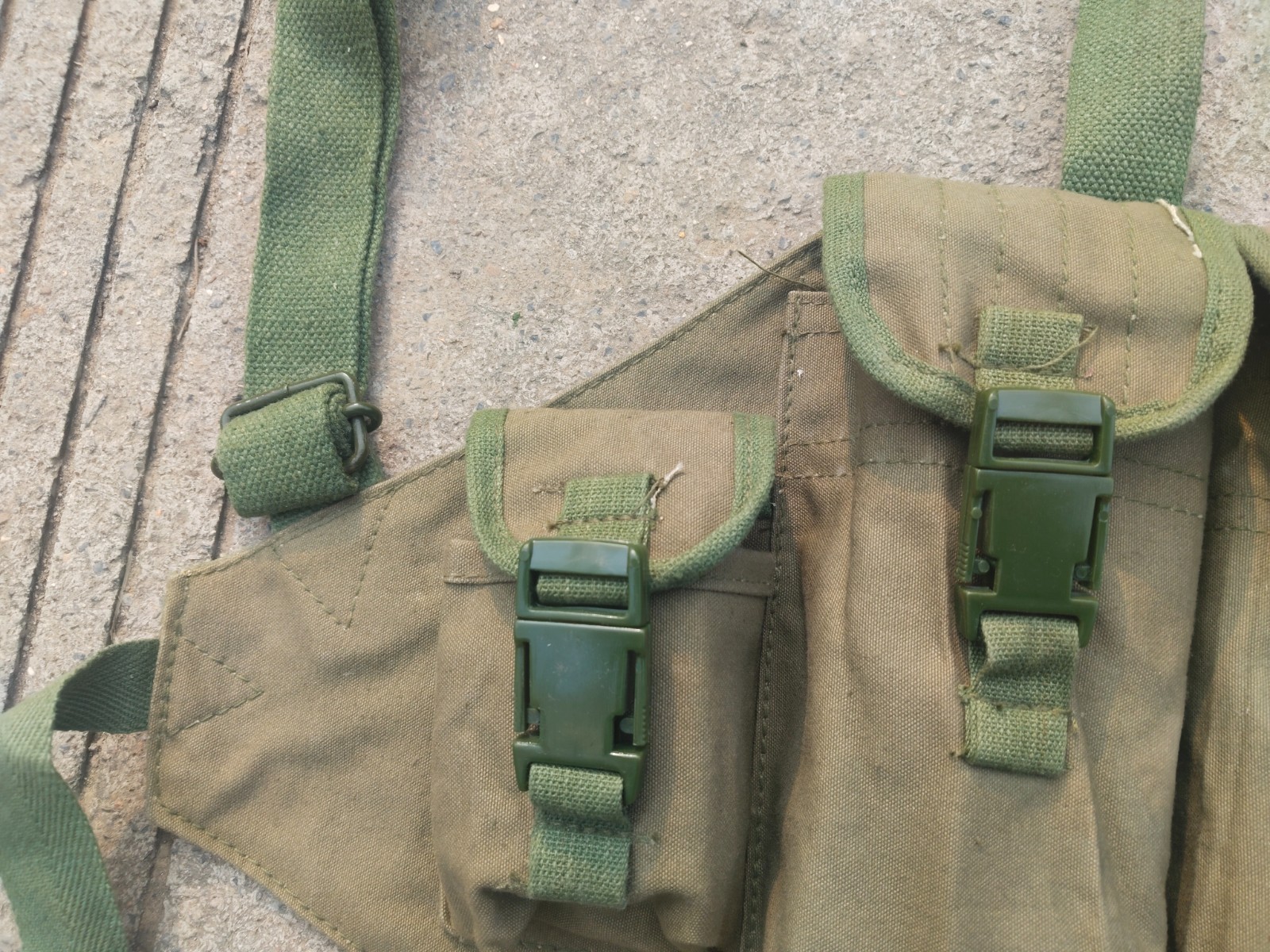 RARE SR Buckle 7.62 Mag Ammo Pouch Chinese Military Type 81 Chest Rig Bandolier