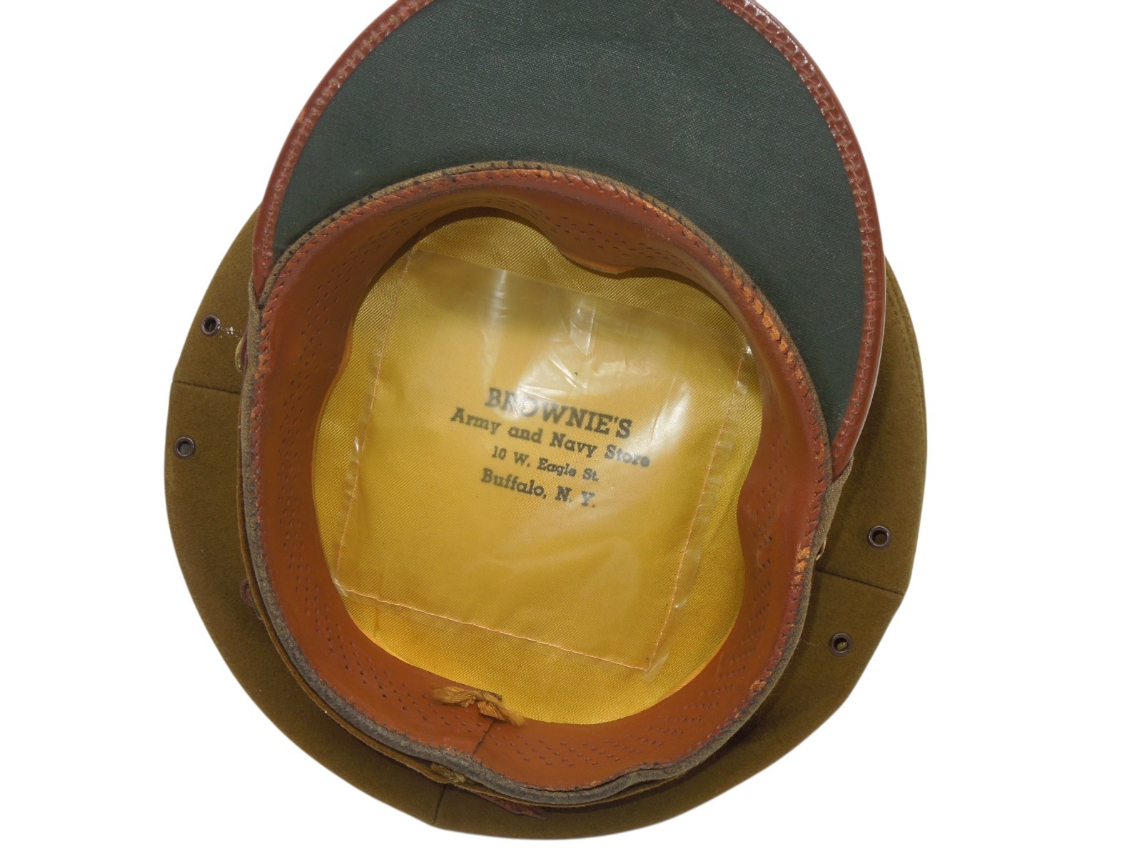 WWII US Army AAF Officer Visor Cap Hat