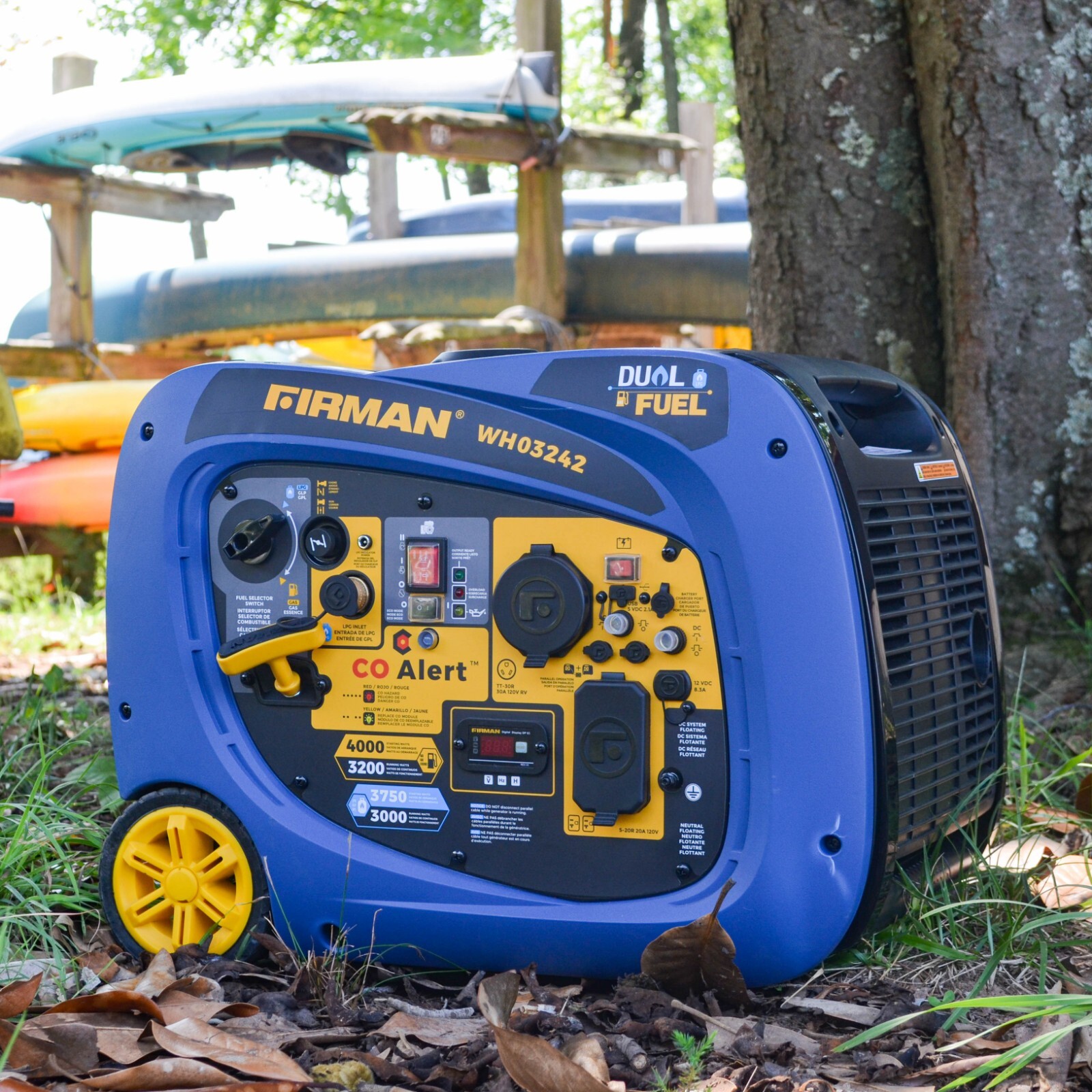 FIRMAN WH03242F 4000W Electric Start Dual Fuel Inverter Generator - Refurbished