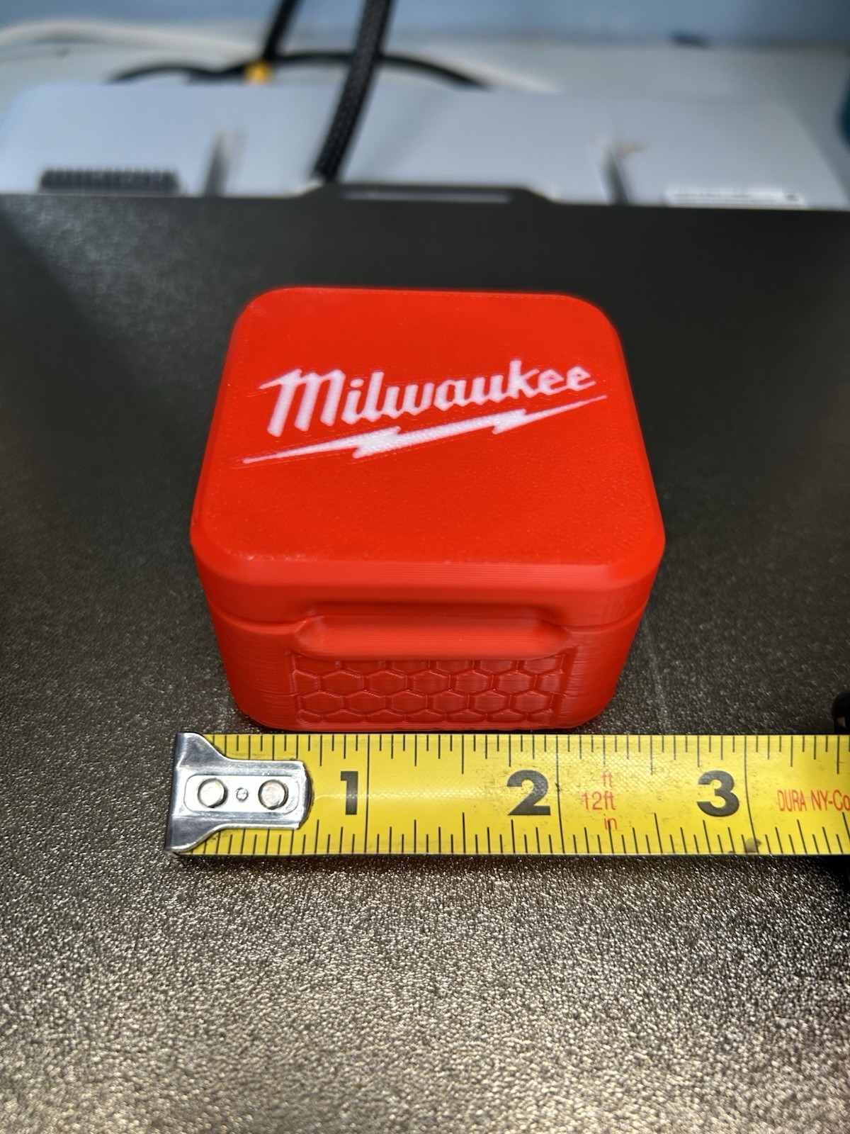 Milwaukee Locking Square Container Set 3 Pack 3D Printed Screw & Parts Storage