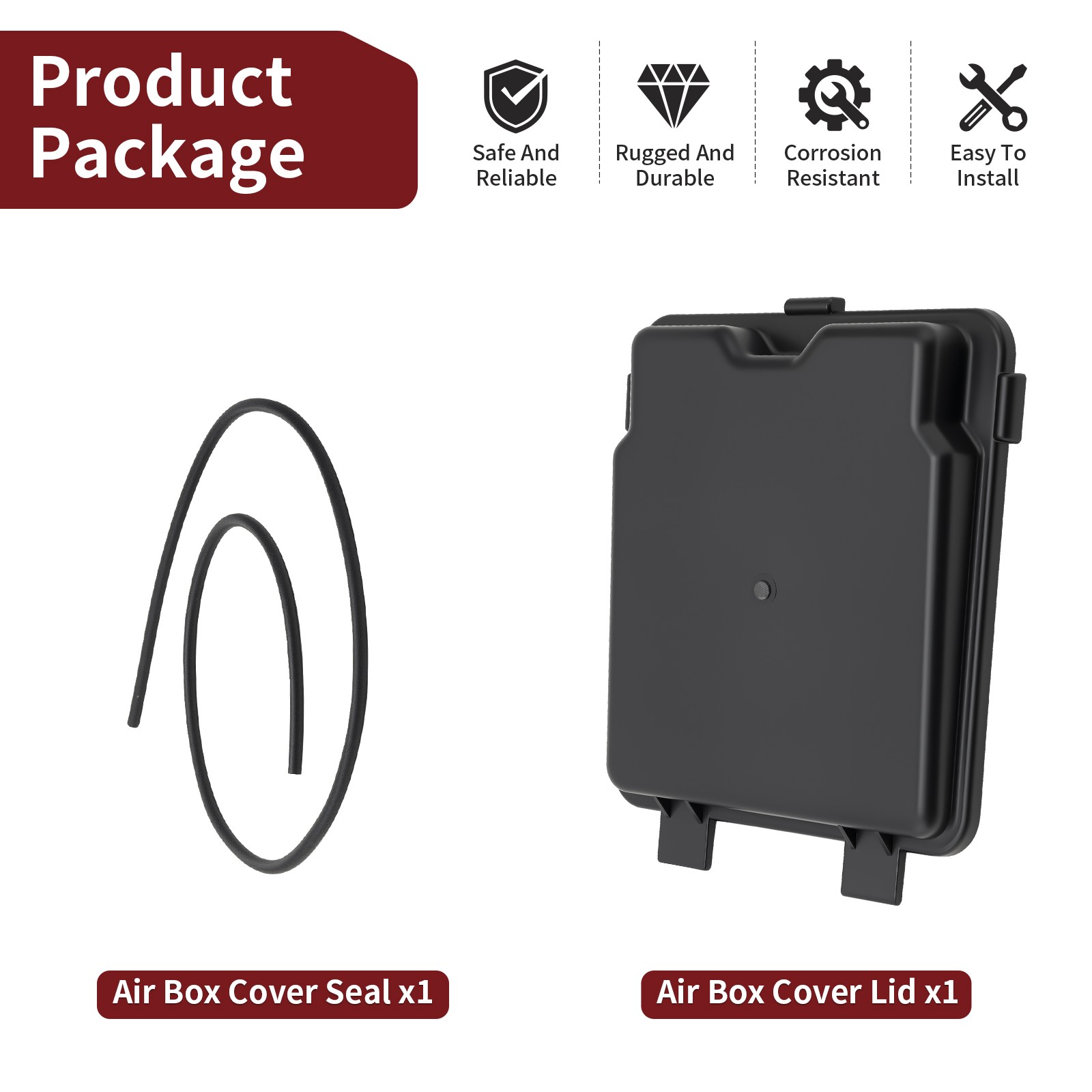 Air Box Cover Lid w/ Seal For Yamaha Big Bear 250 400 Bear Tracker 250 Bruin 250