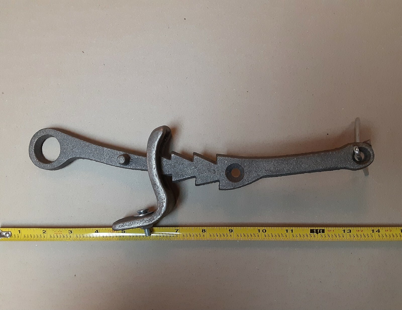 VESTAL CHIMNEY DAMPER  HANDLE ( POKER  CONTROL ARM) CAST IRON