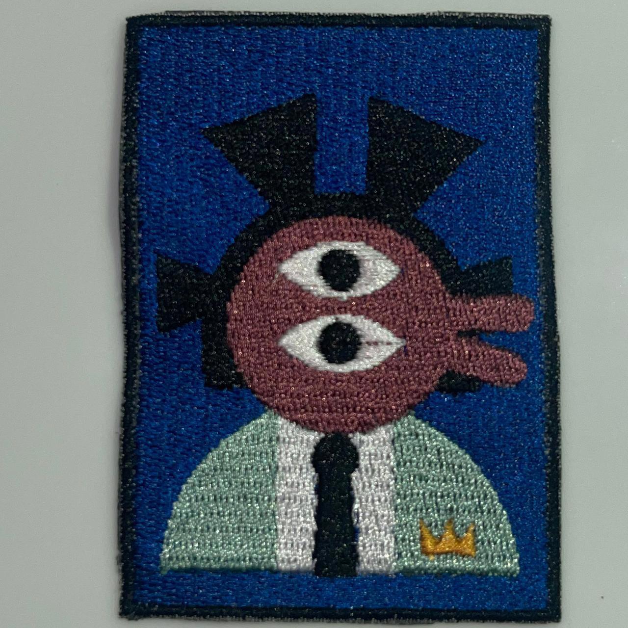 Basquiat Abstract Iron On Embroidered Patch
