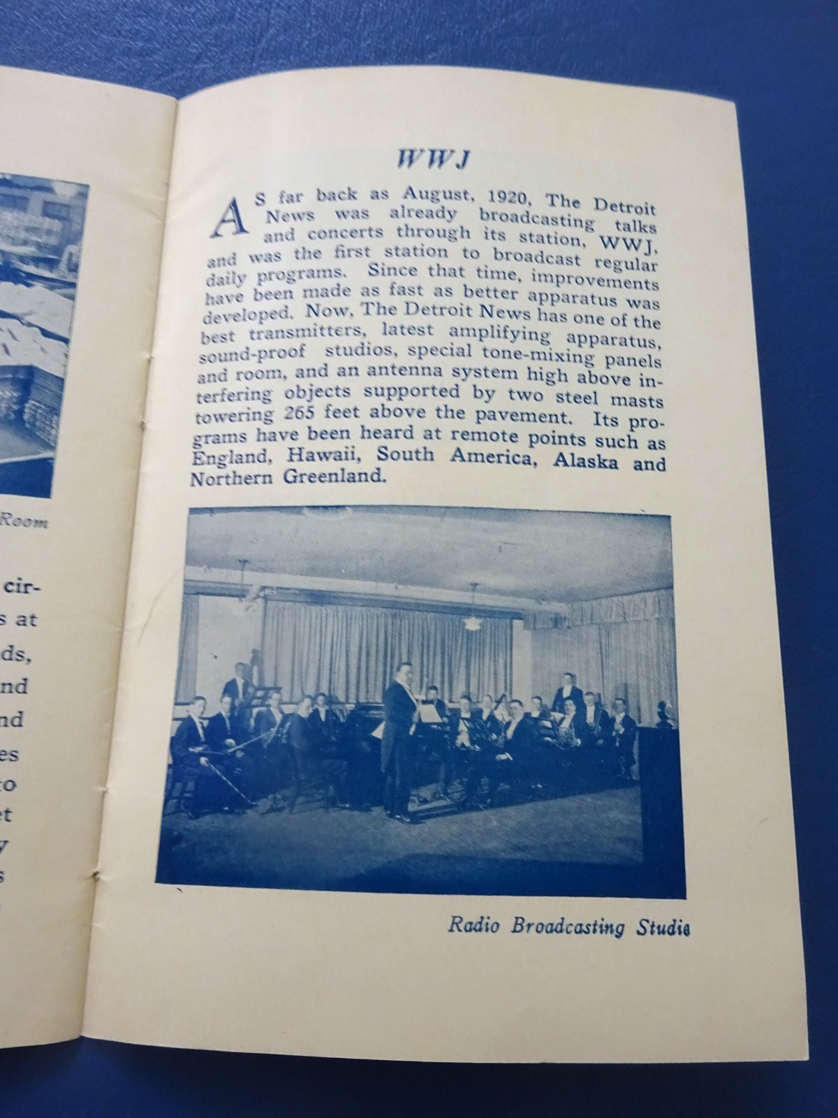 1932 Detroit News Tour Booklet, Publishing a Modern Newspaper
