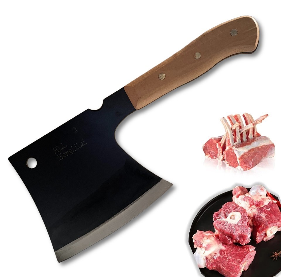 Meat Cleaver Butcher Knife Heavy Duty Bone Chopper Axe for Kitchen 6 '' Bones 🔥