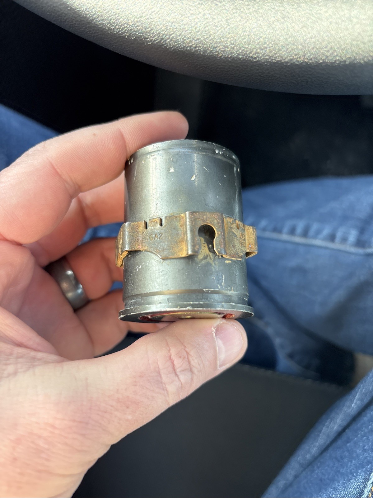 Vintage 40MM Navy Empty Spent Shell Trench Art Ash Tray/Paperweight Cartridge