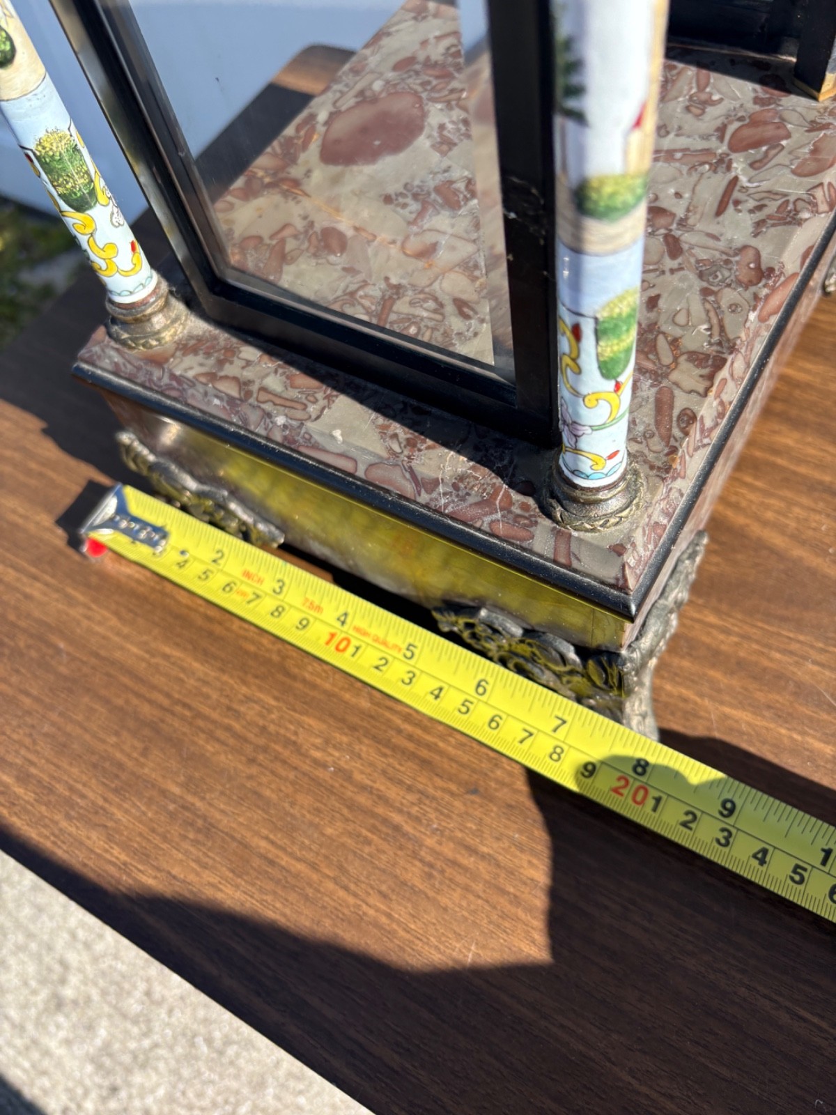 French Clock Bronze Cherubs Lion 1880's **Read**