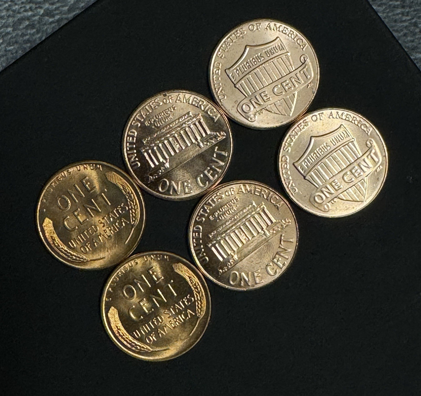 1958 2008 2025 P D Lincoln Cent Penny Lot Of 6 BU 🔥LAST YEARS OF EACH SERIES🔥