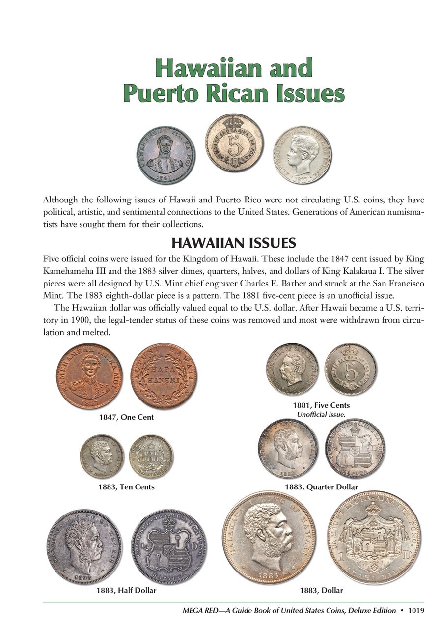 Mega Red Guide Book of United States Coins Deluxe 10th Edition