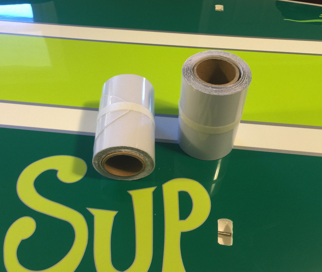 Premium Grade Clear SUP-Paddle Board Rail Protection Tape (2) 4" x 96"