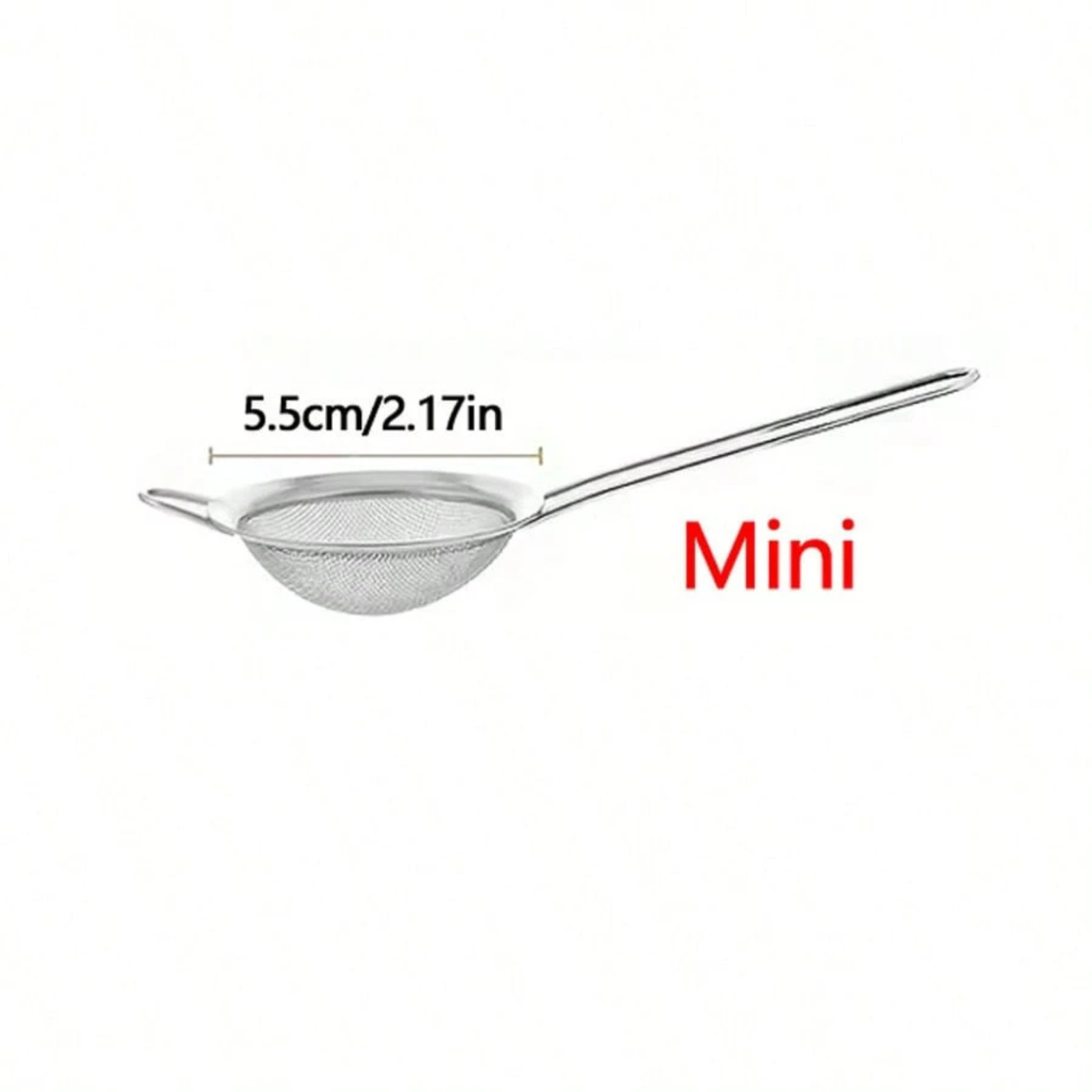 1pc Mini Stainless Steel Strainers Fine Mesh Shifter With Handles Filtering tool