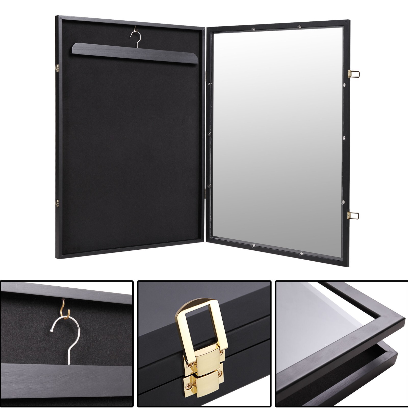 Jersey Frame Display Case Wall Display Lockable Football Basketball Storage Box