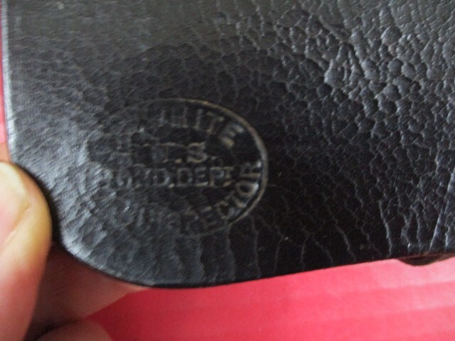 Civil War Union 1855 Rifleman's Leather Cartridge Box w/Tin Inserts - Original 3