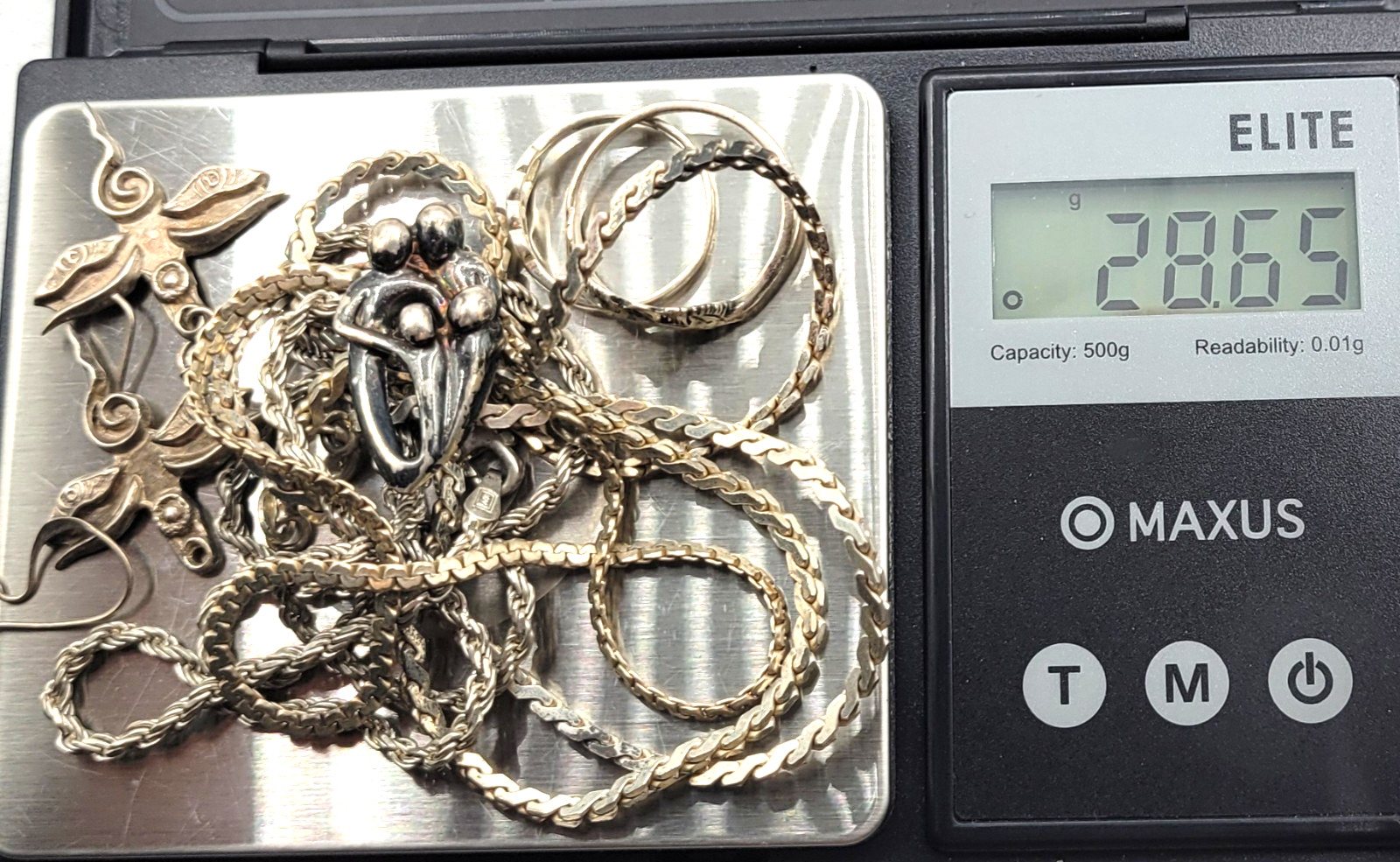 Sterling Silver Mixed Jewelry Lot Of 7