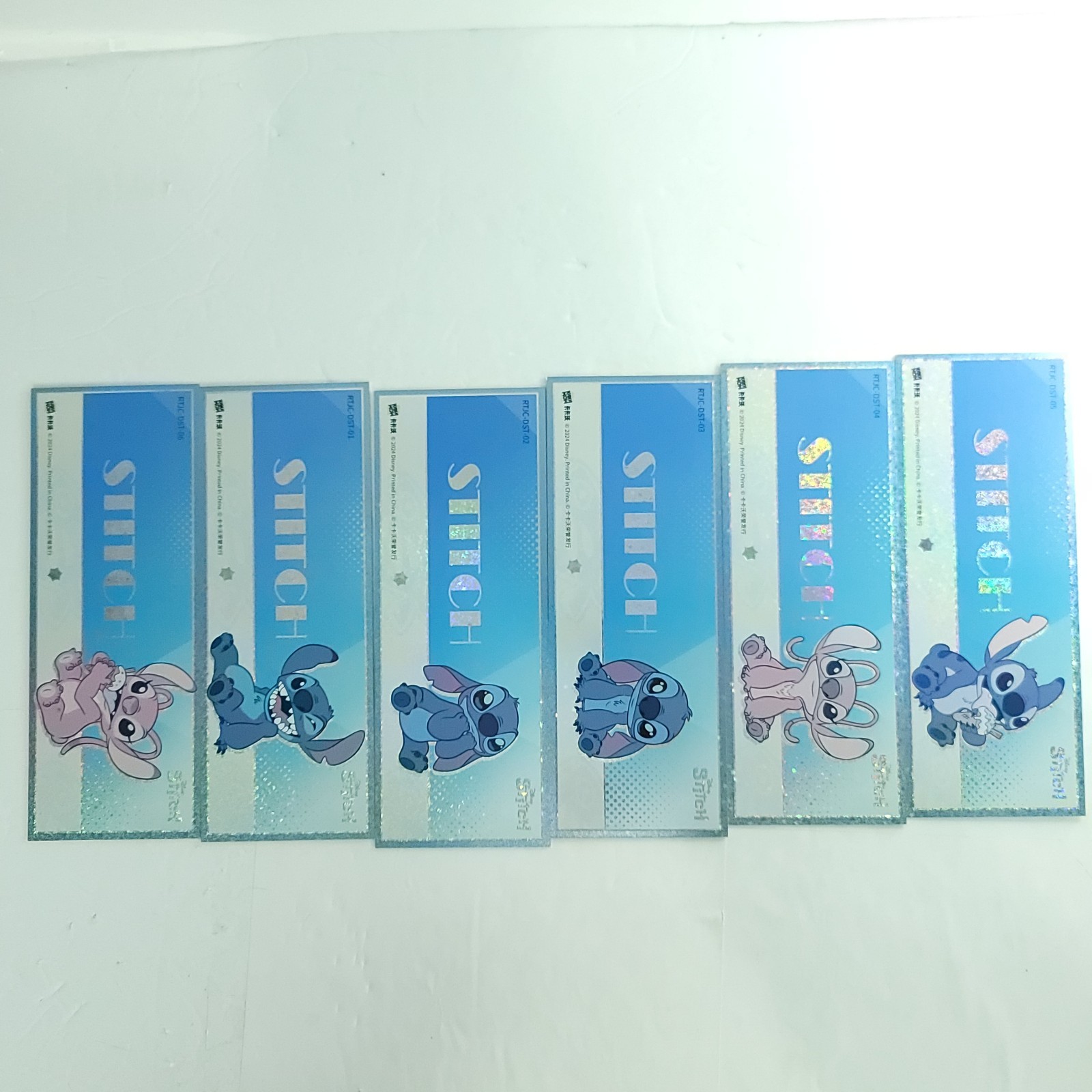 2024 Kakawow DISNEY Stitch Large Ticket Jumbo Trading Card Limited Lot Of 6